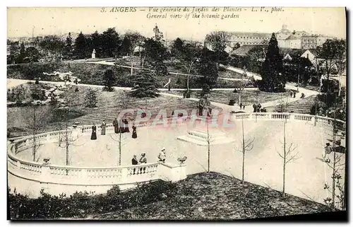 Cartes postales Angers Vue generale du Jardin des Plantes