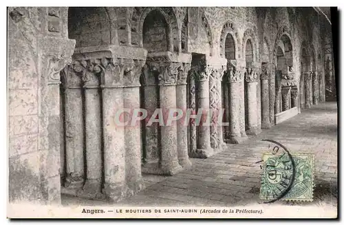 Cartes postales Angers Le Moutiers de Saint Aubin Arcades de la prefecture