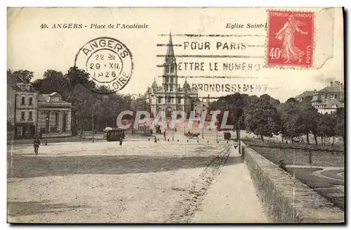 Cartes postales Angers Place de l Academie