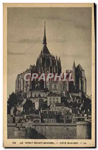 Cartes postales Le Mont Saint Michel Cote Sud Est