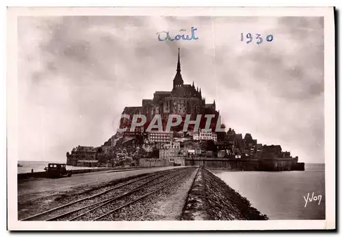 Cartes postales Le Mont Saint Michel Aout 1930