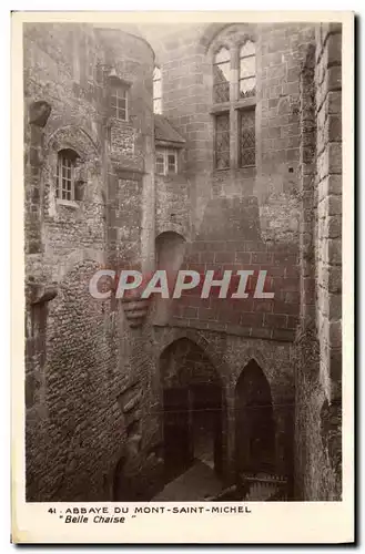 Cartes postales Abbaye Du Mont Saint Michel Belle Chaise