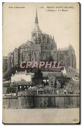 Cartes postales Mont Saint Michel L Abbaye Le Musee