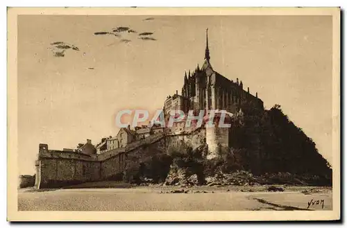 Ansichtskarte AK Le Mont St Michel Cote Sud Est