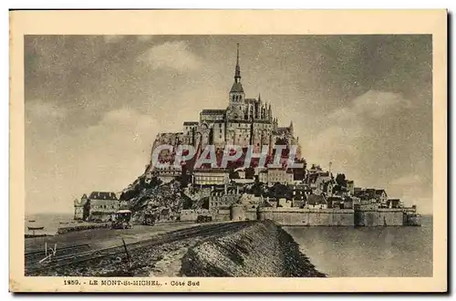 Cartes postales Le Mont St Michel Cote Sud