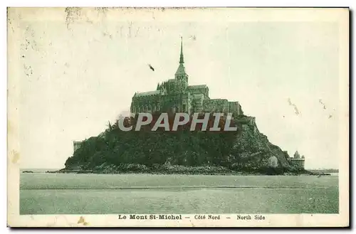 Cartes postales Le Mont St Michel Cote Nord