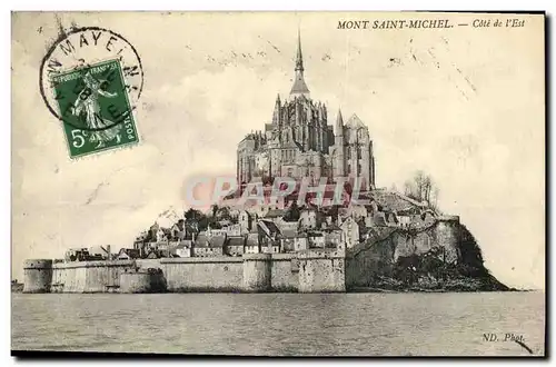 Cartes postales Mont Saint Michel Cote de l Est