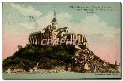 Cartes postales Cote d Emeraude Mont St Michel Cote Nord