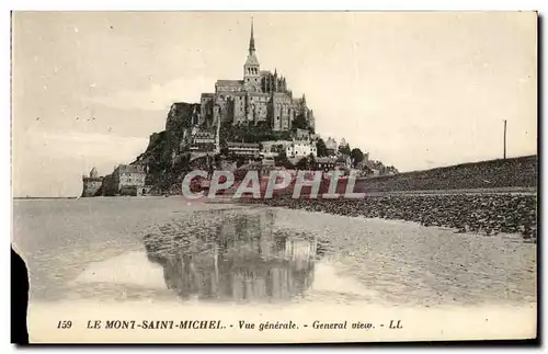 Cartes postales Le Mont Saint Michel Vue generale