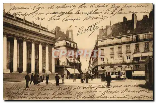 Cartes postales Nantes Le Theatre Tramway