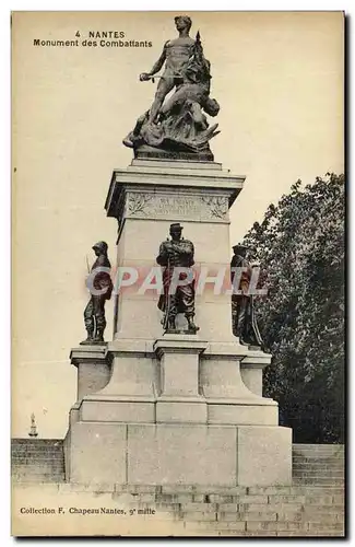 Cartes postales Nantes Monument des Combattants