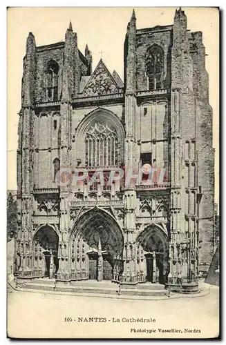 Cartes postales Nantes La Cathedrale