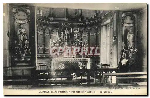 Cartes postales Clinique Saint Damien 7 rue Mondesir Nantes La Chapelle