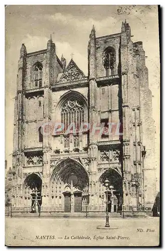 Ansichtskarte AK Nantes La Cathedrale Eglise Saint Pierre