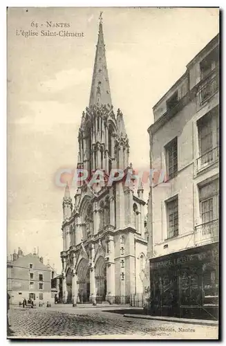 Ansichtskarte AK Nantes L eglise Saint Clement