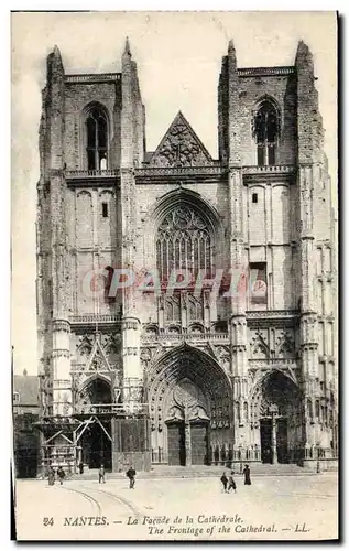 Cartes postales Nantes La Facude de la Cathedrale