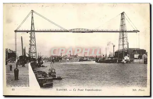 Cartes postales Nantes Le Pont Transbordeur