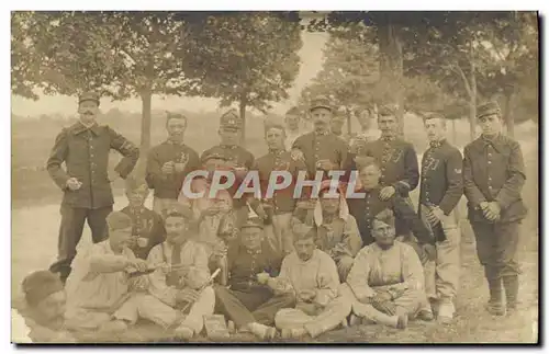 CARTE PHOTO Hommes numero de col 24 Militaria