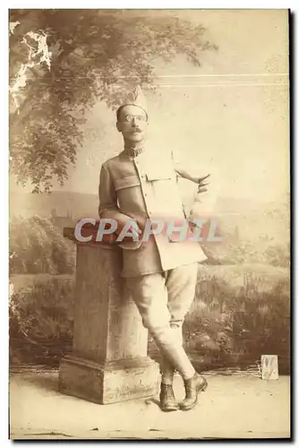 Cartes postales Militaria Soldat numero 11 sur le col