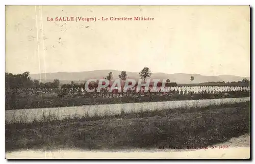 Cartes postales Militaria La Salle le Cimetiere Militaire