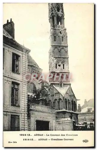 Cartes postales Militaria Arras Le Couvent des Ursulines