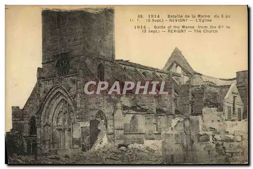 Cartes postales Militaria Revigny L Eglise