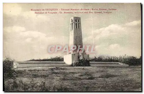 Ansichtskarte AK Militaria Monument de Vauquois