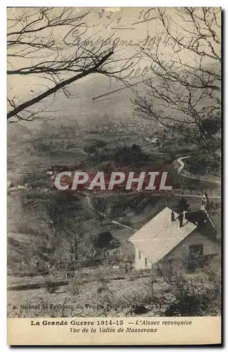 Ansichtskarte AK Militaria La Grande Guerre L Alsace Reconquise Vue de la Vallee de Massevaux