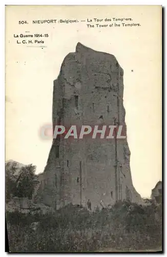 Ansichtskarte AK Militaria Guerre Nieuport La Tour des Templiers