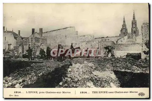 Cartes postales Militaria L Epine Pres Chalons Sur Marne