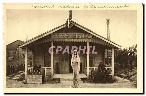 Ansichtskarte AK Militaria Ossuaire provisoire de Douaumont Vue exterieure