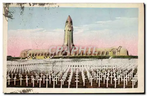 Cartes postales Militaria L Ossuaire De Douaumont Vue Generale