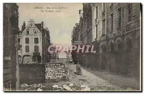 Cartes postales Militaria Arras Rue de la Taillerie