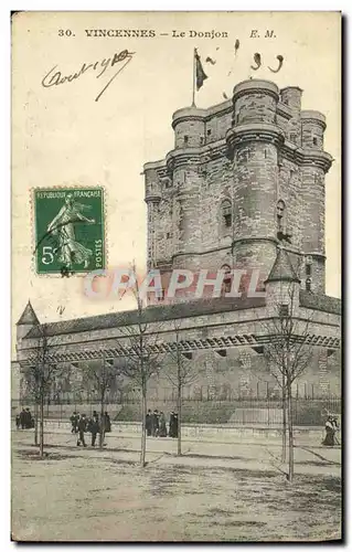 Cartes postales Vincennes Le Donjon