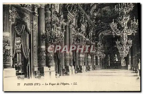 Cartes postales Paris Le Foyer de L Opera