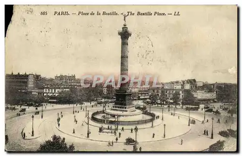 Cartes postales Paris Place de la Bastille