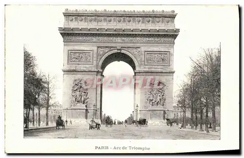 Cartes postales Paris Arc de Triomphe