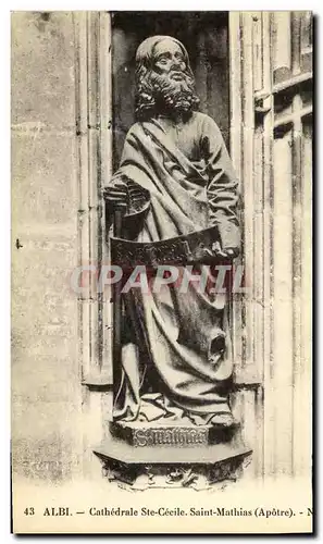 Cartes postales Albi Cathedrale ste cecile Saint Mathias Apotre