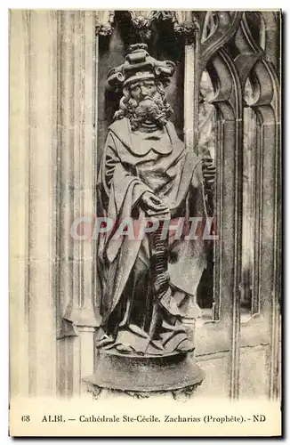 Cartes postales Albi Cathedrale ste cecile Zacharias Prophete