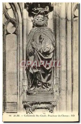 Ansichtskarte AK Albi Cathedrale ste cecile Pourtour du choeur