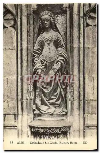 Cartes postales Albi Cathedrale ste cecile Esther Reine