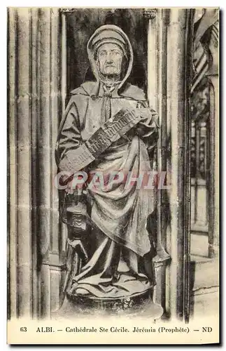 Cartes postales Albi Cathedrale ste cecile Jeremia Prophete