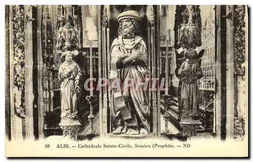 Ansichtskarte AK Albi Cathedrale ste cecile Simeon Prophete