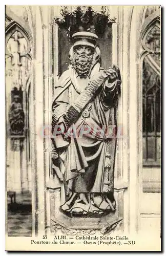 Cartes postales Albi Cathedrale ste cecile Oseus Prophete