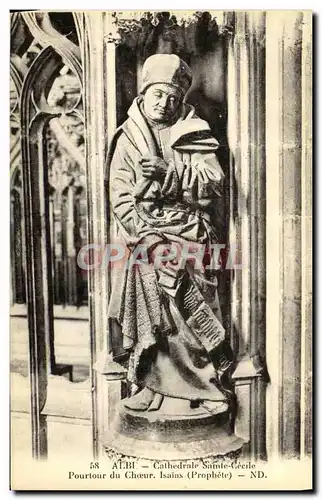 Cartes postales Albi Cathedrale ste cecile Isaias prophete