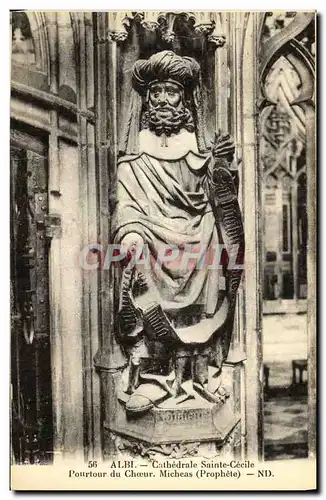 Cartes postales Albi Cathedrale ste cecile Micheas Prophete