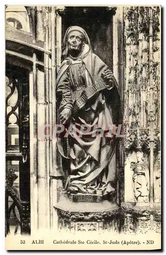 Cartes postales Albi Cathedrale ste cecile St Jude Apotre