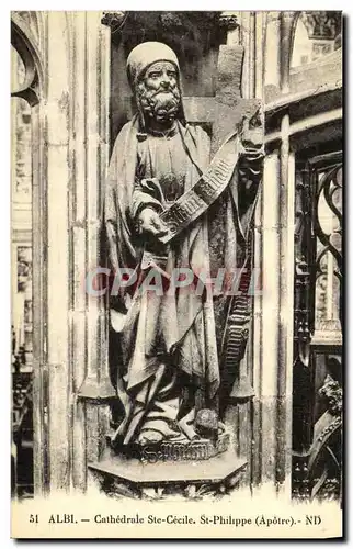 Cartes postales Albi Cathedrale ste cecile St Philippe Apotre