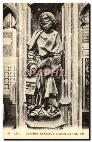 Cartes postales Albi Cathedrale ste cecile St Mathieu Apotre