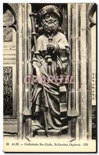 Cartes postales Albi Cathedrale ste cecile St Jacobus Apotre